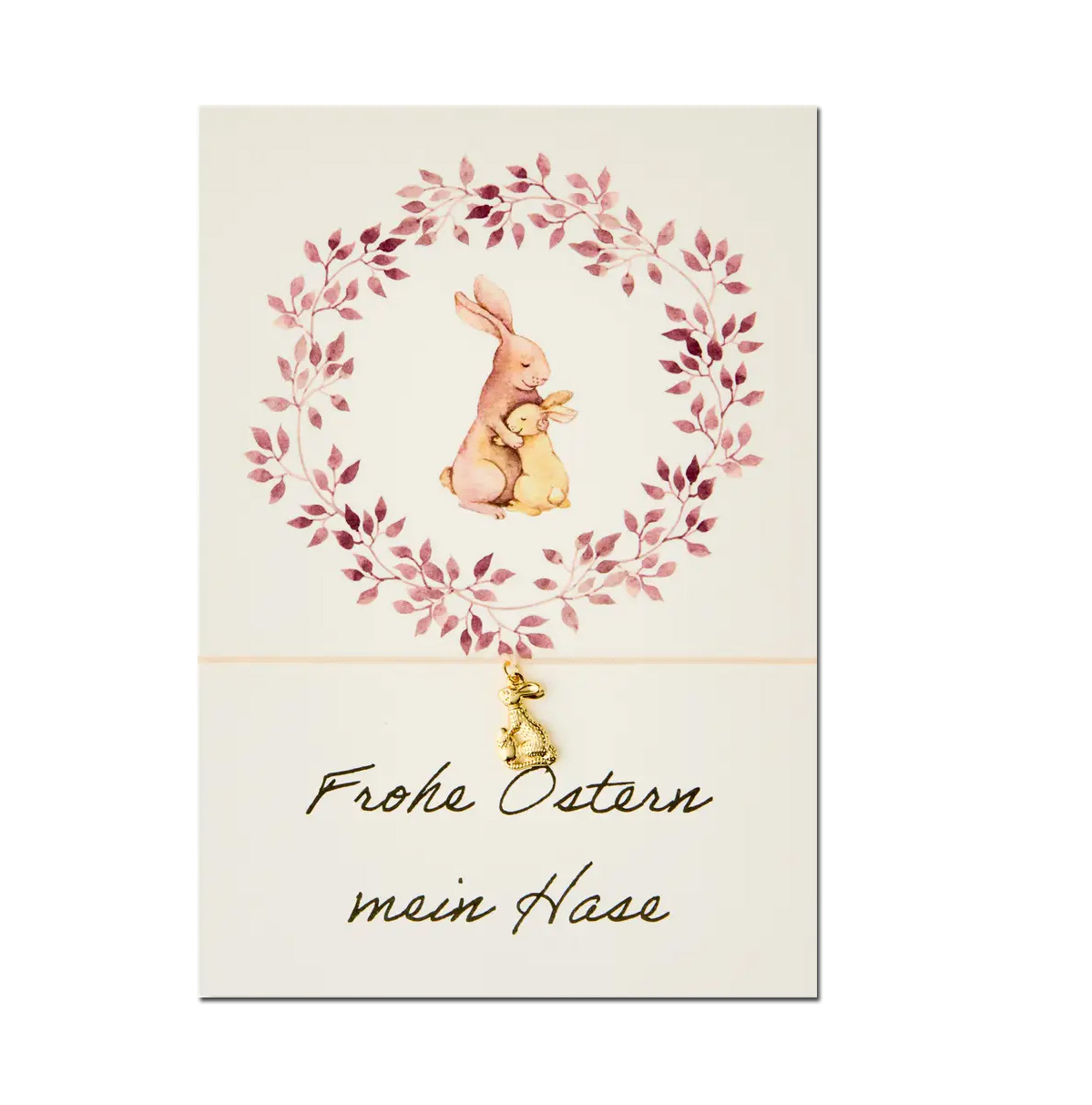 Armband- Karte: Frohe Ostern mein Hase by Vivi  