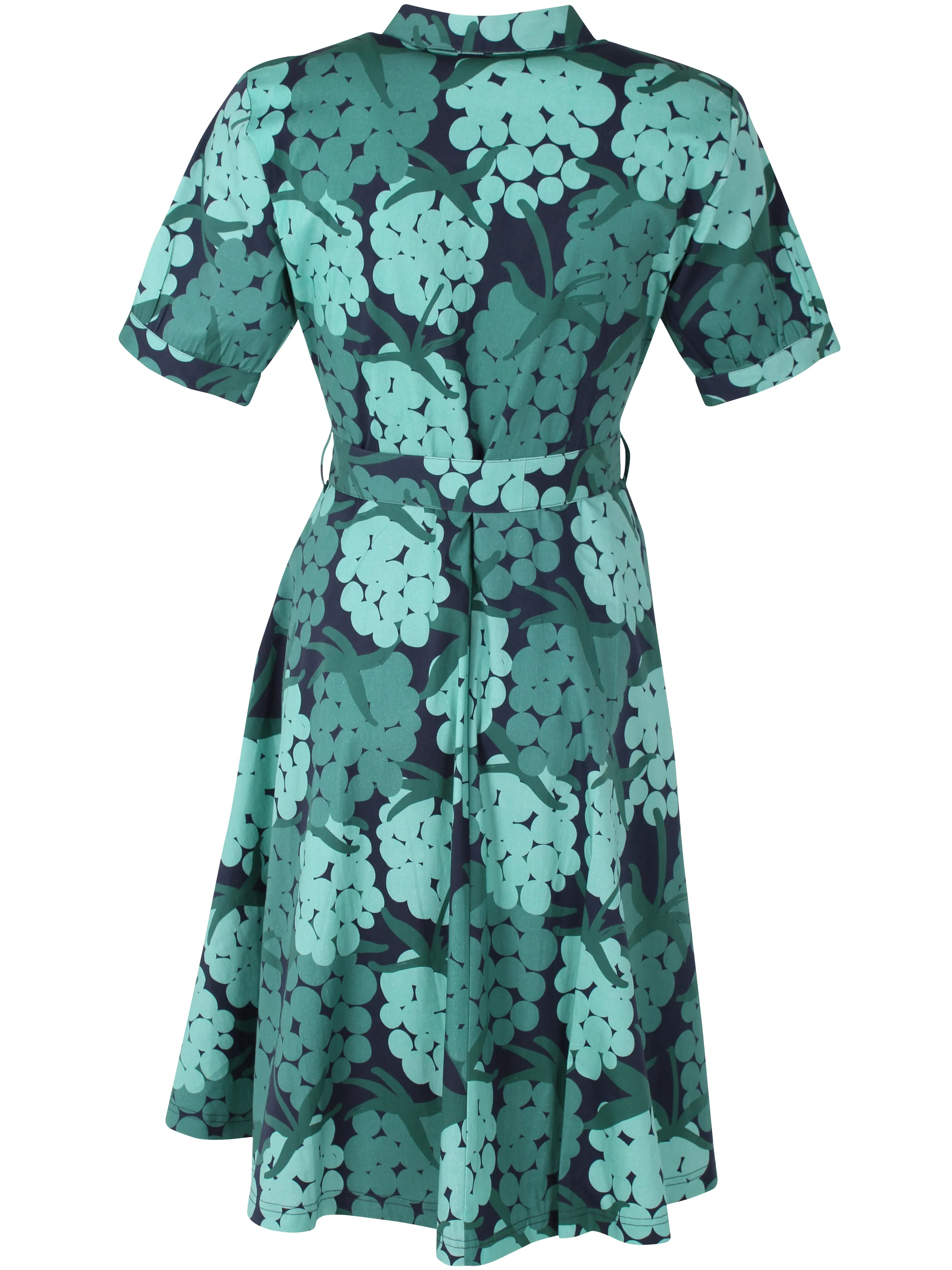 % Danefae Daneribe Popeline Stretch Kleid Dk Navy MAXIBERRY % Größe XL / 42