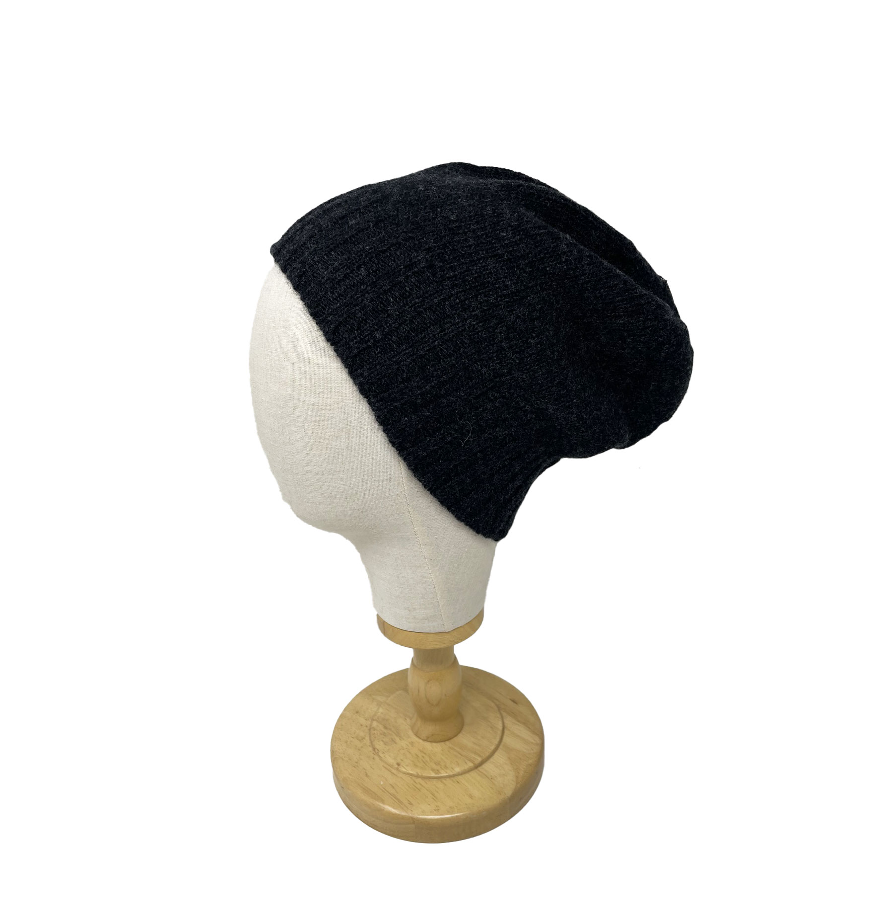 McKernan Mütze "CHUNKY TULIP HAT" ONYX, Wollmütze, 100% Wolle