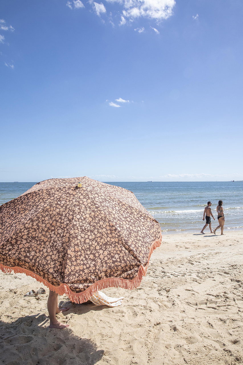 DORIS for HKLIVING: beach umbrella vintage floral, Sonnenschirm DORIS for HKLIVING: beach umbrella vintage floral, Sonnenschirm