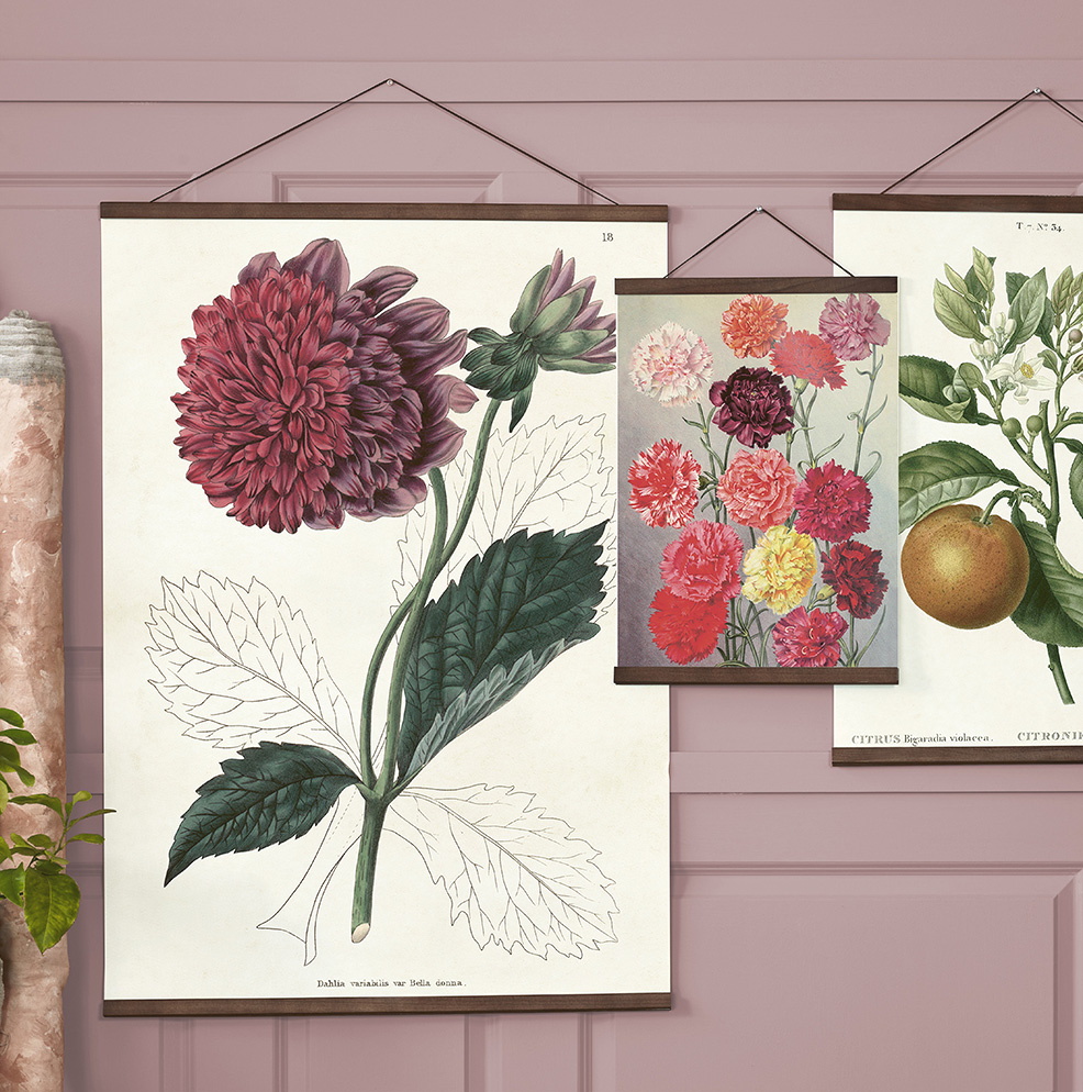 Posterleiste mit Lederschnur, Breite 70 cm von Sköna Ting 