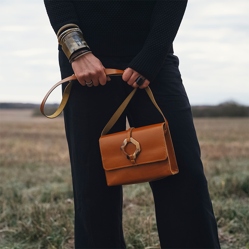 % Ledertasche Fabrikant Tasche Crossbody 1 Schwarz