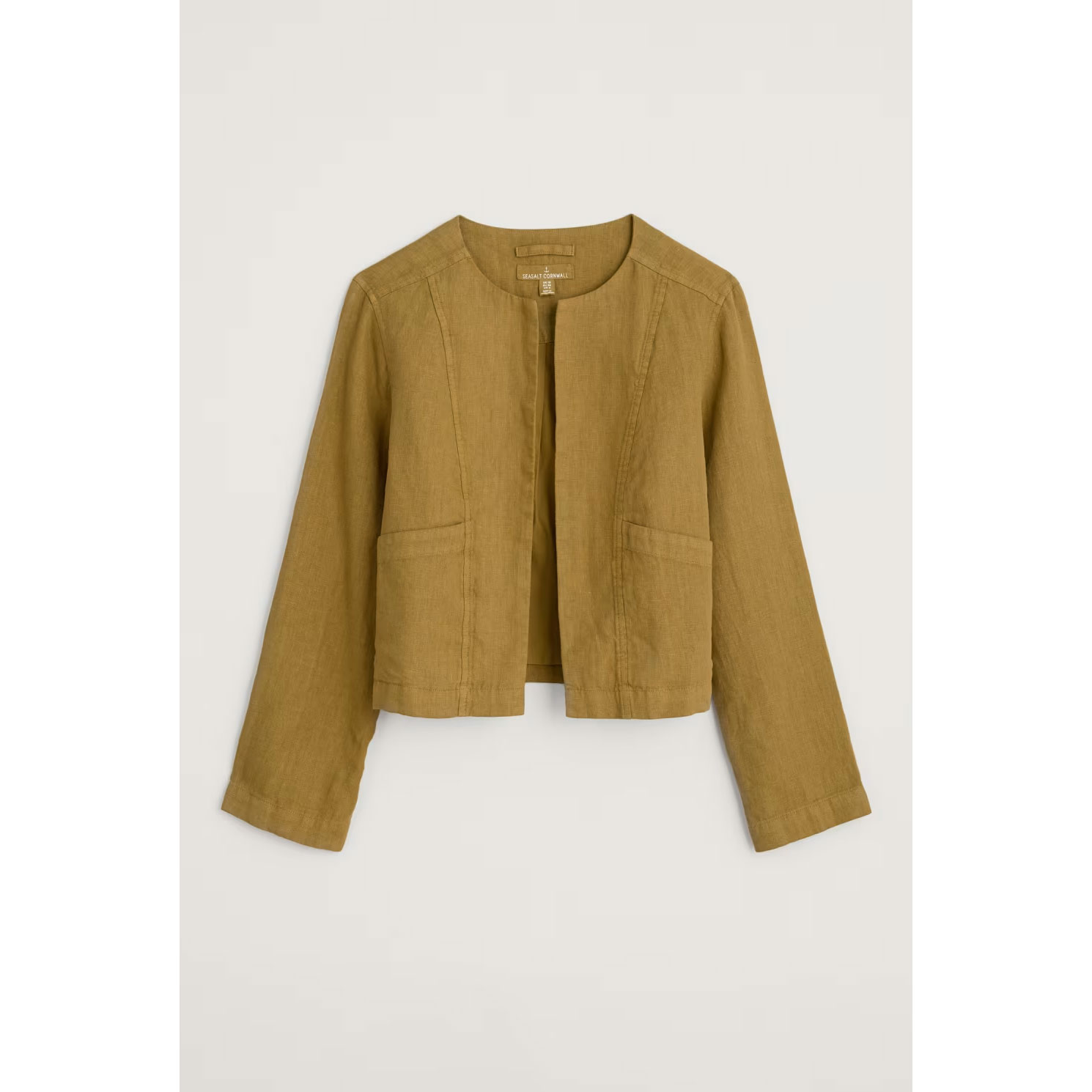 % SEASALT CORNWALL Leinenjacke Country Lane Linen Jacket, Farbe Pear