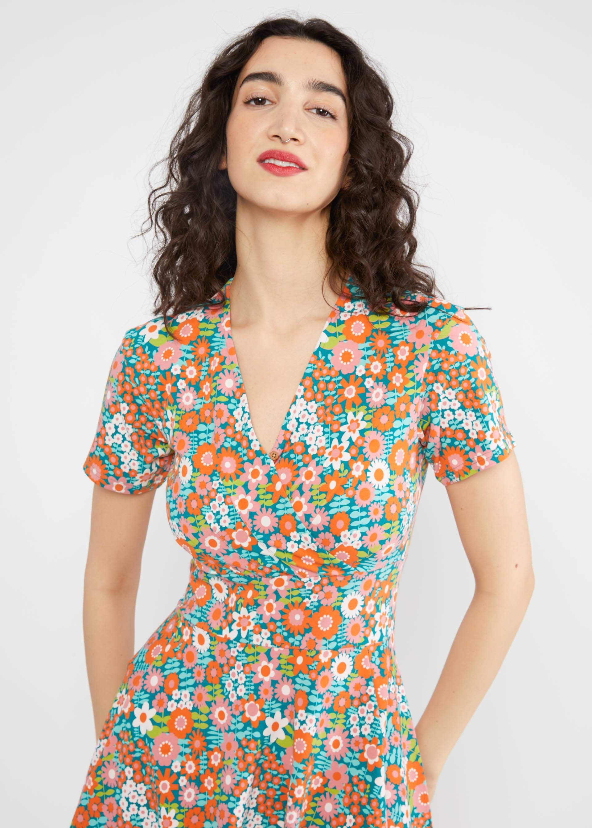% Blutsgeschwister Freizeitkleid Shalala Tralala Spring - flower flow %