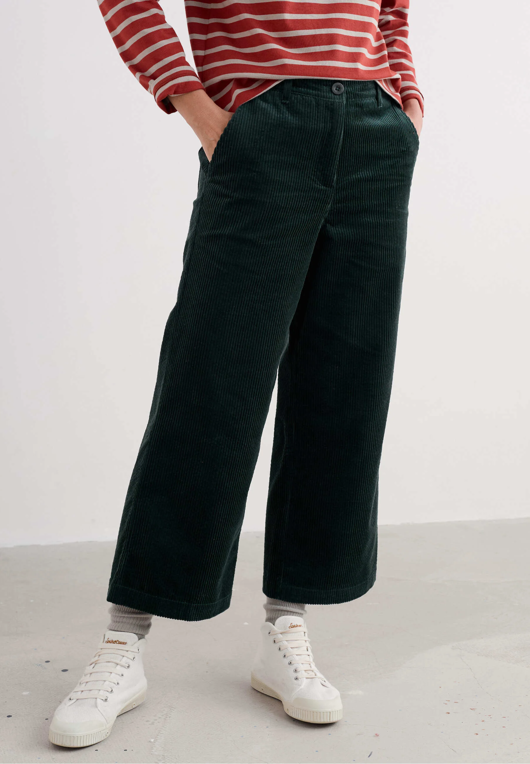 SEASALT CORNWALL Asphodel Cordhose / Trouser Farbe: Coppice/ Dunkelgrün