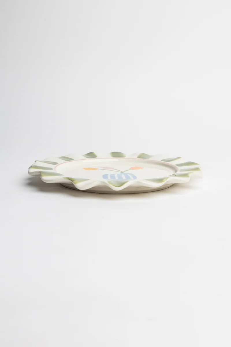 Teller VELOBLOOM, Tulpen,  D. 18 cm, Keramik