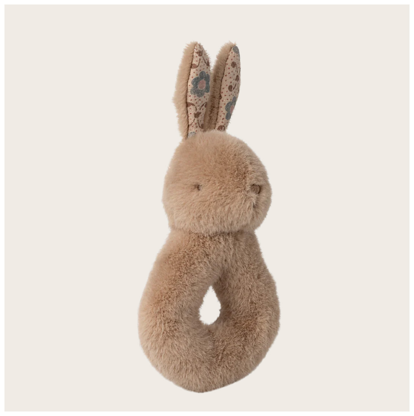 Maileg Kaninchen Rassel Set - Creme Pfirsich, ca. 14,5 cm   