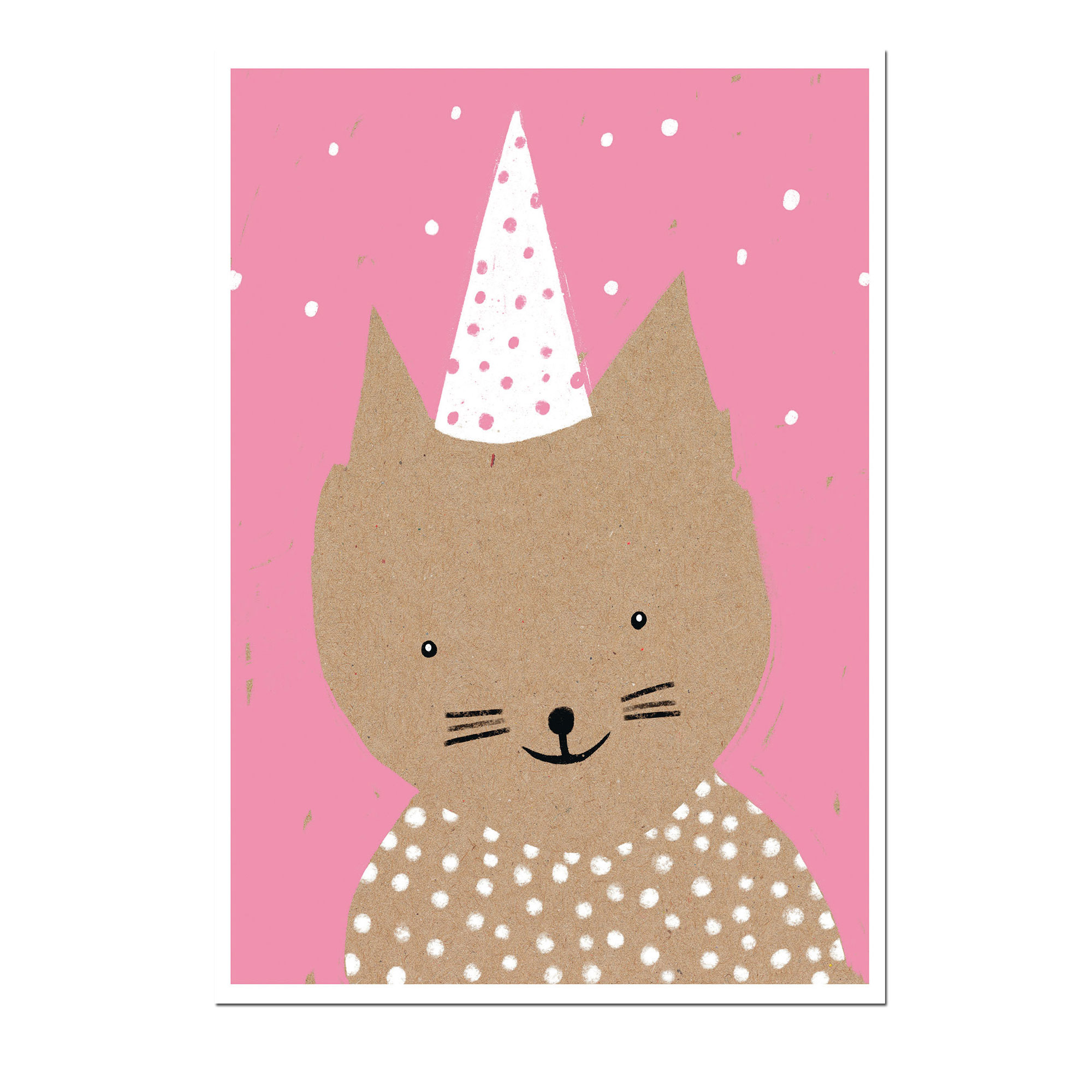 Postkarte "Katze mit Hut" von schönegrüsse