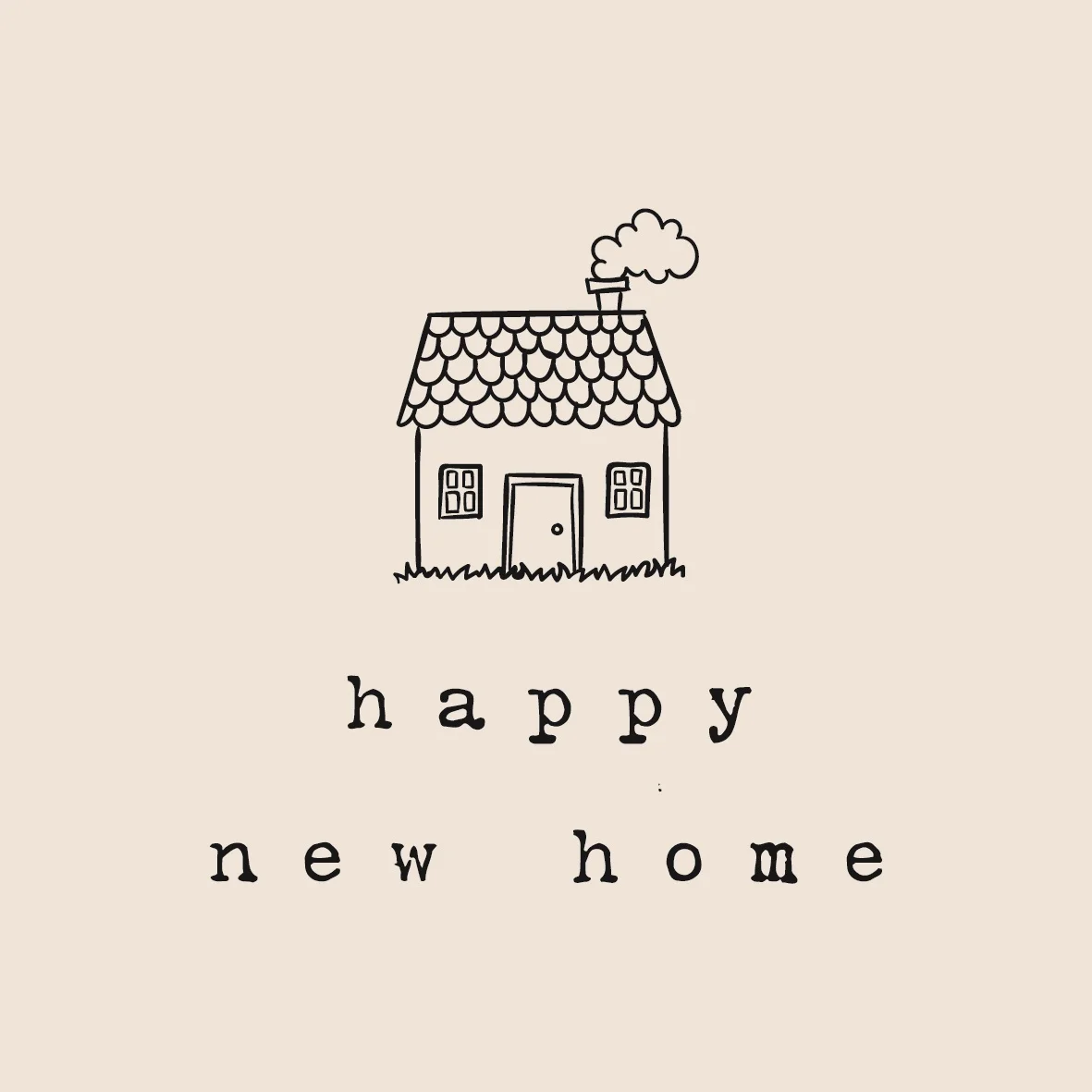 % Kachel "happy new home"...schöne Geschenkidee zum Einzug!  
