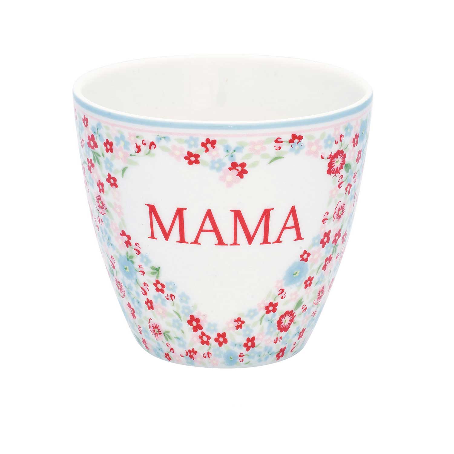 GreenGate Latte Cup Becher " Mama" Alma white