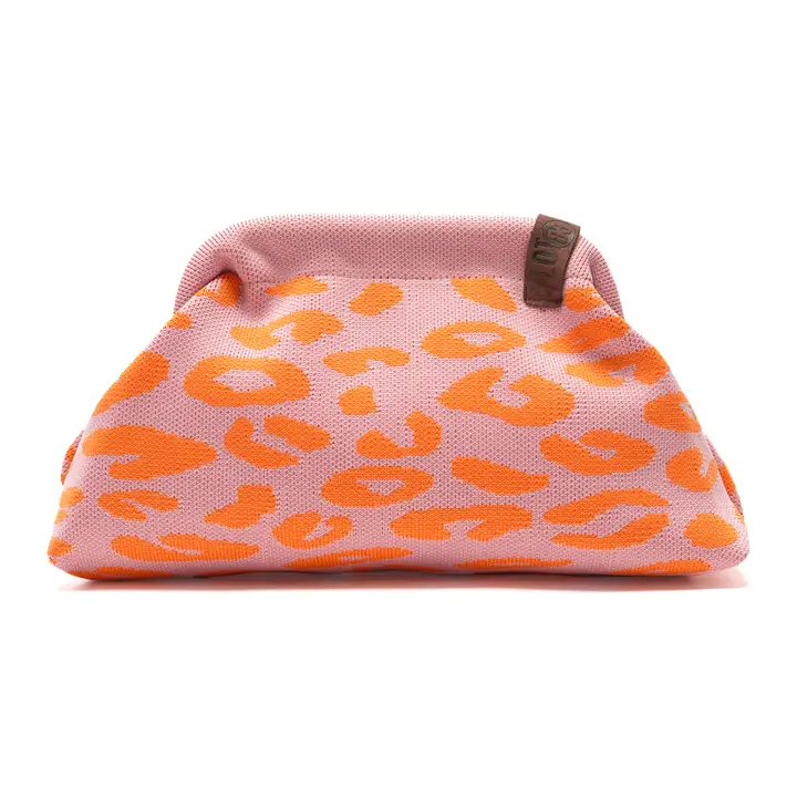 LOT83 Tasche Emma 44 Leo Rosa-Orange,  ca.  20 x 27 cm