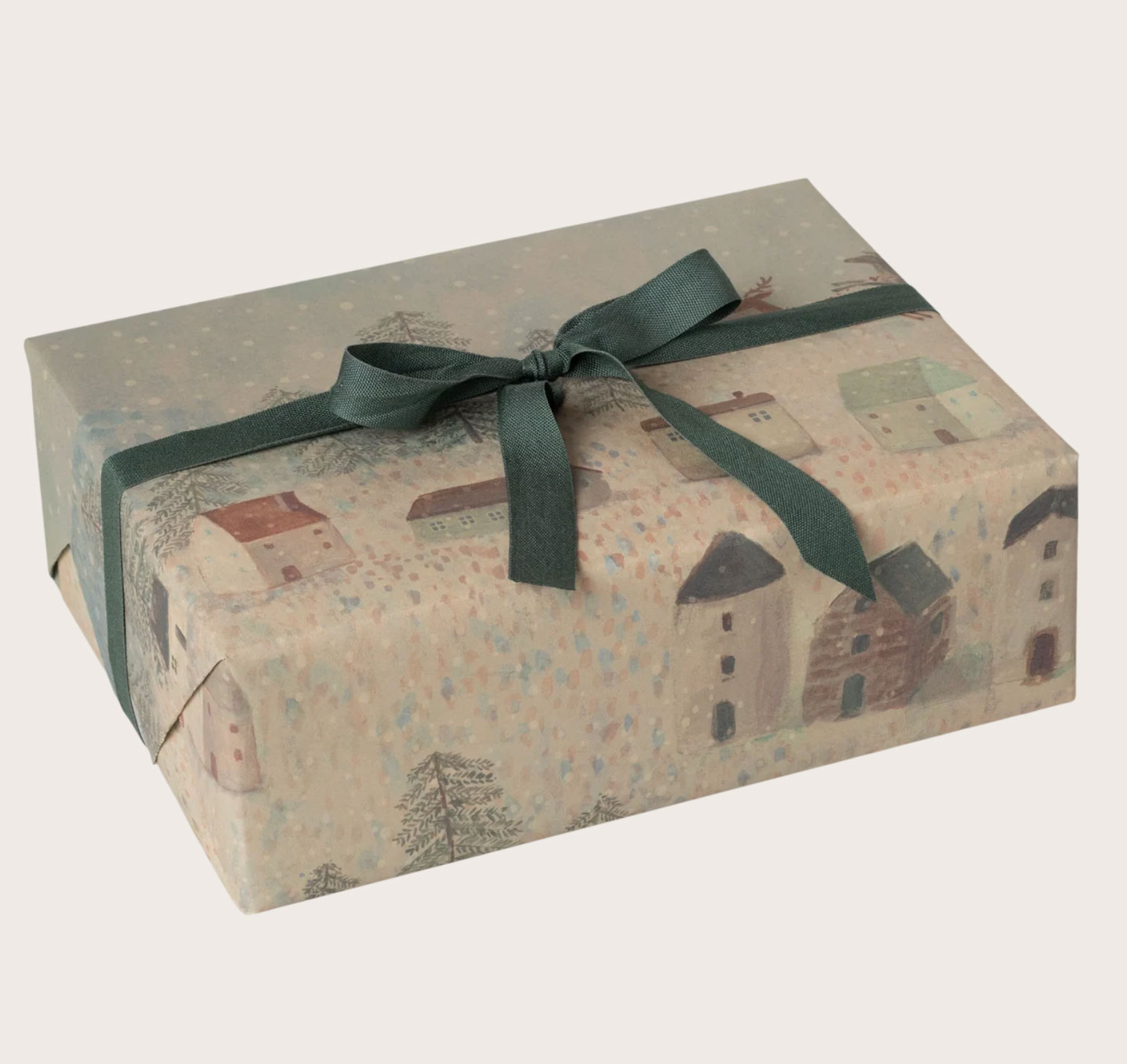 Maileg Geschenkpapier Santa is coming, 10 m auf der Rolle