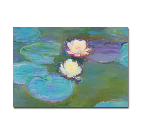 Claude Monet Postkarte " Gelbe Seerosen, 1897/99" Kunst 