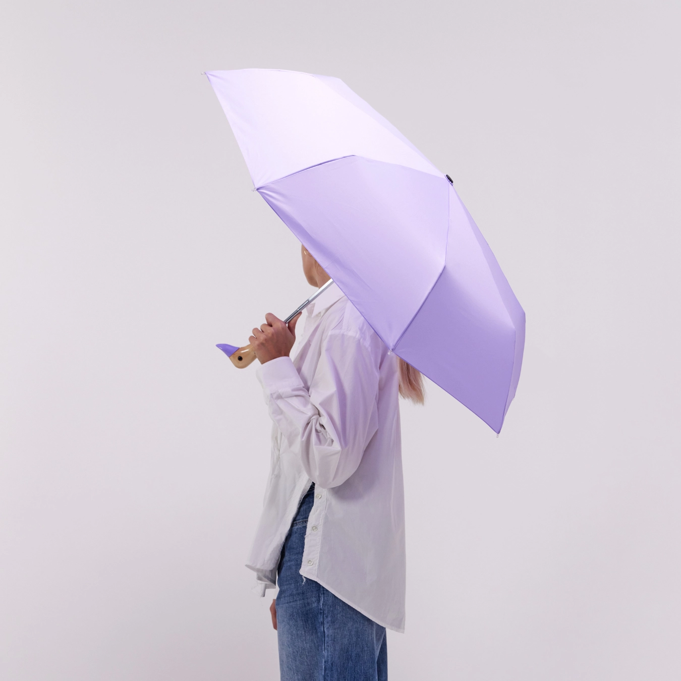 Regenschirm Original Duckhead Macaron Lila, Eco-Friendly Umbrella , Umweltfreundlicher Duckhead-Regenschirm