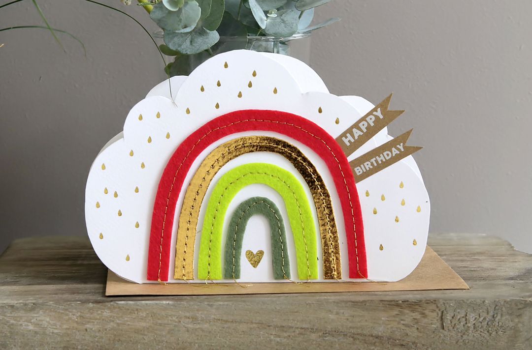 Good old friends Regenbogenkarte "Zur Taufe"