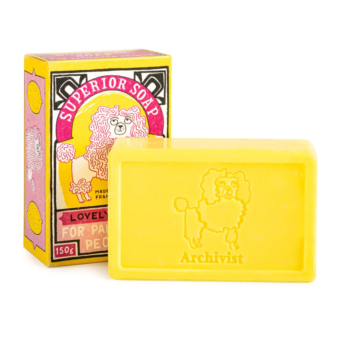 Archivist Gallery Lovely Lemon Hand Soap, Handseife 150g, Pudel