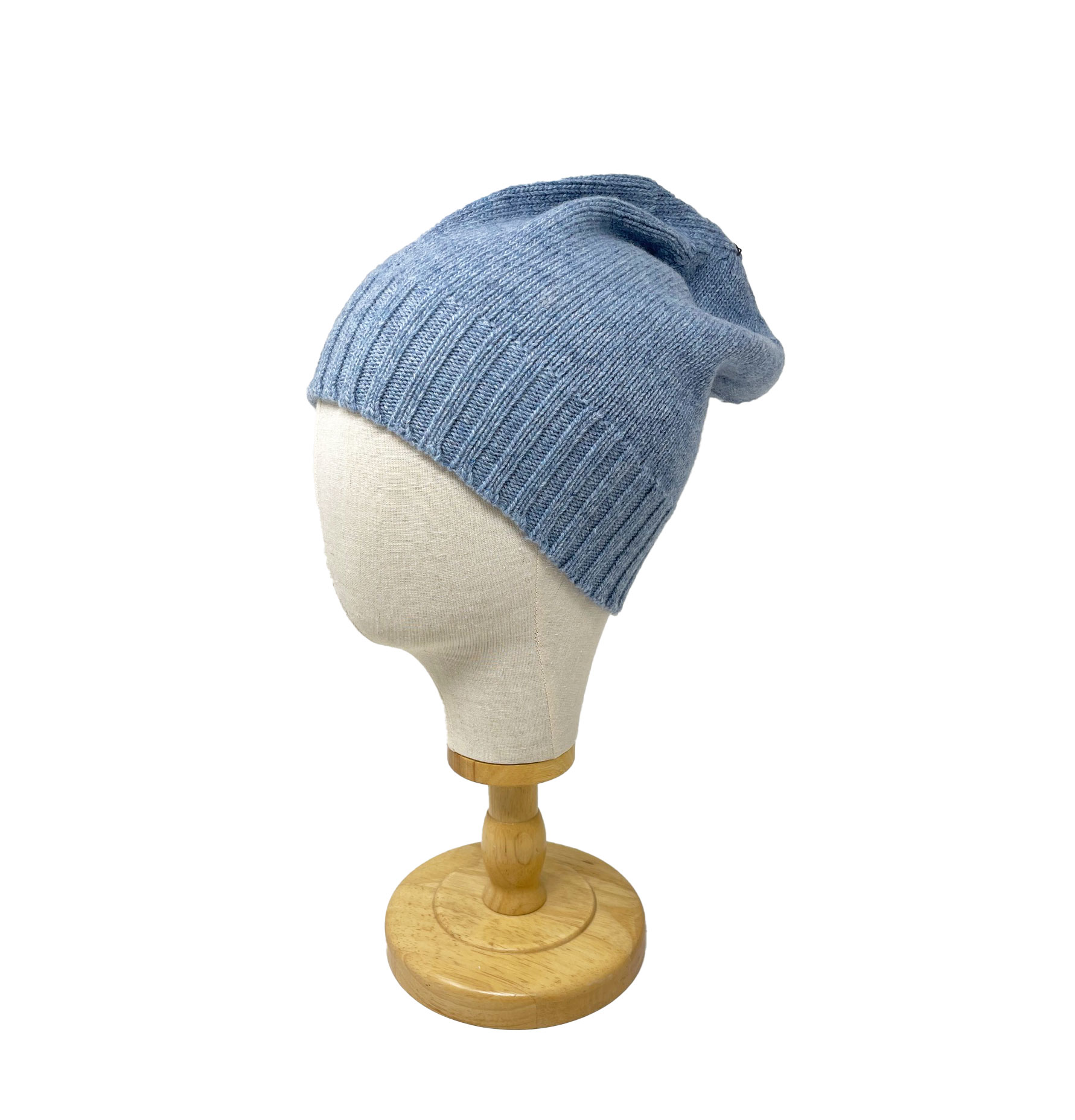McKernan Mütze "CHUNKY TULIP HAT" BLUEWASH, Wollmütze, 100% Wolle