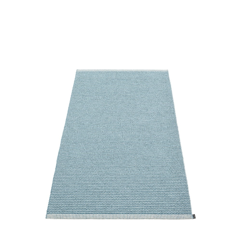 pappelina Teppich MONO  Farbe: Misty Blue , ca. 60 x 150 cm    Ausstellungsstück