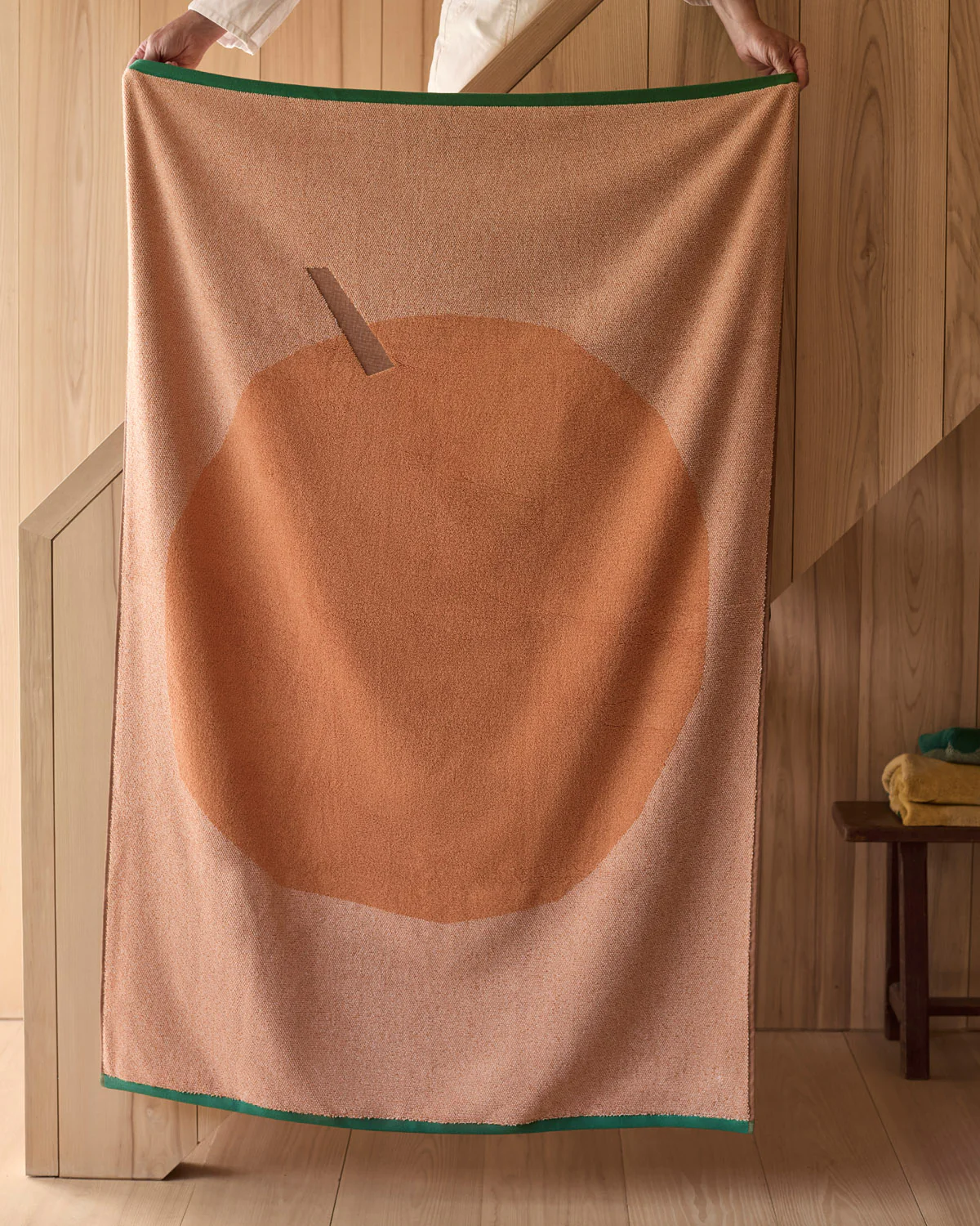 Donna Wilson Handtuch TUTTI FRUTTI, Orange, Frottee, ca. 100 x 150 cm