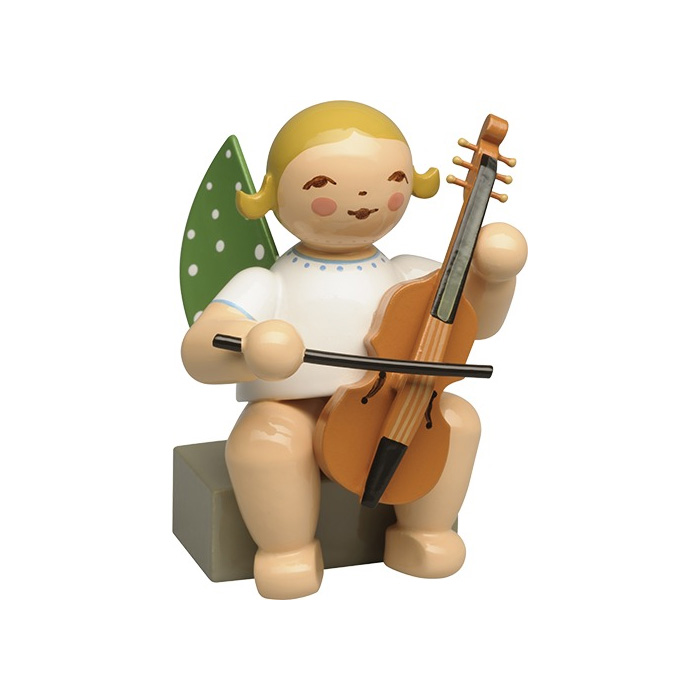 Wendt & Kühn Engel mit Viola da Gamba neu 2025, blonde Haare