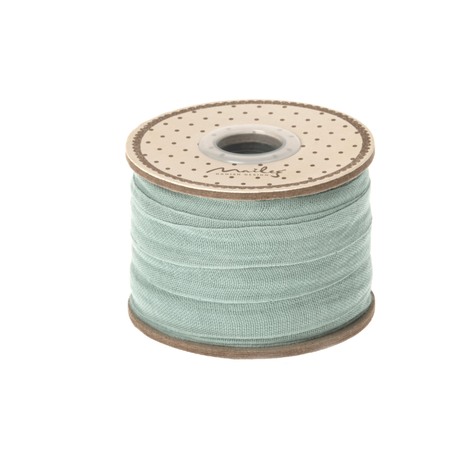 Stoffband Dunkle Minze von Maileg, 20 Meter auf einer Rolle