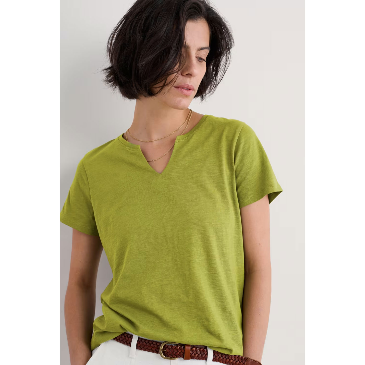 SEASALT CORNWALL Kellow T-Shirt in in GOTS-Certified Organic Cotton Jersey, Farbe Dark Citron