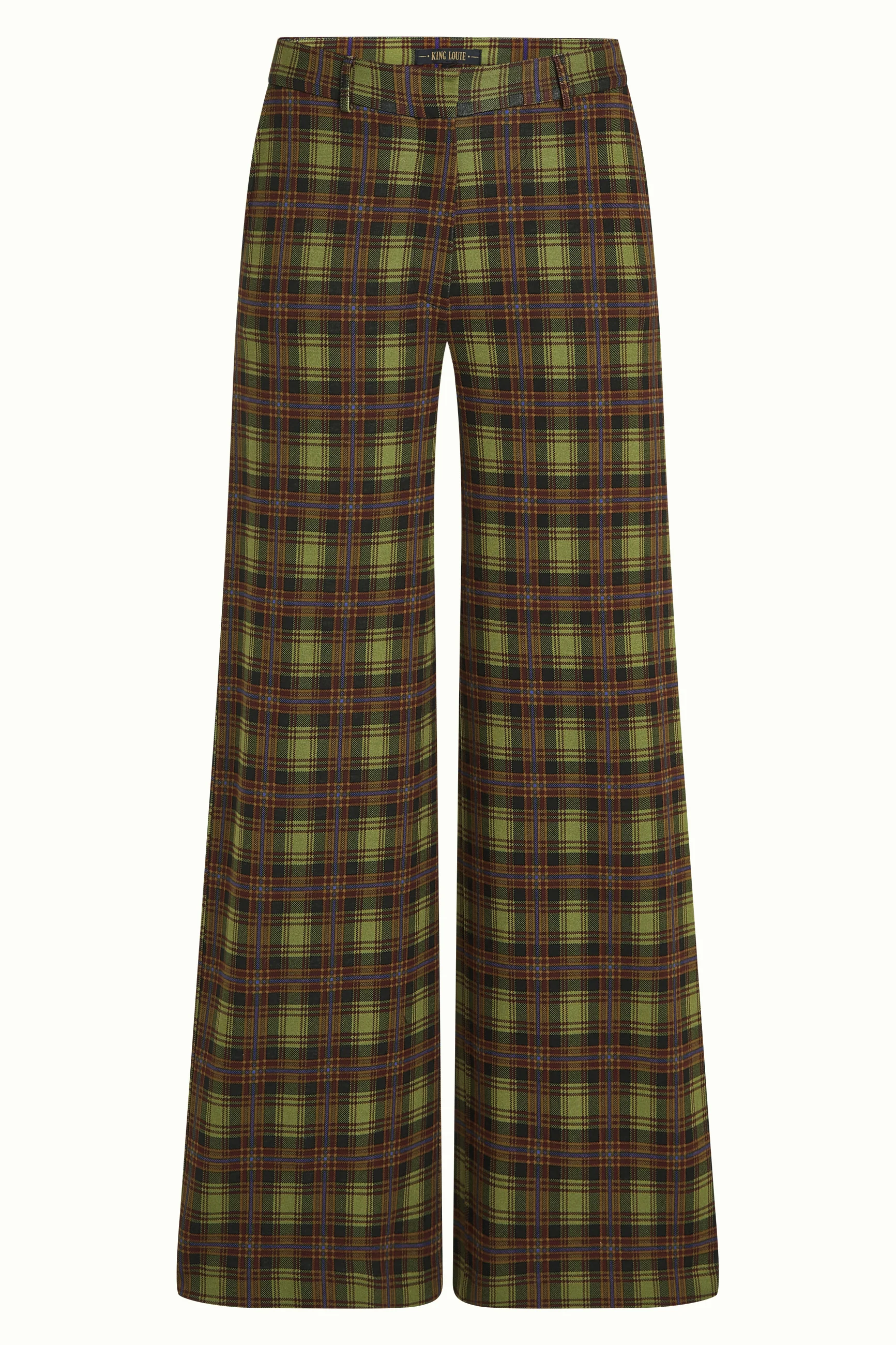 King Louie Federica Pants Timber Check, Hose, Farbe Multi Color - Timber Check