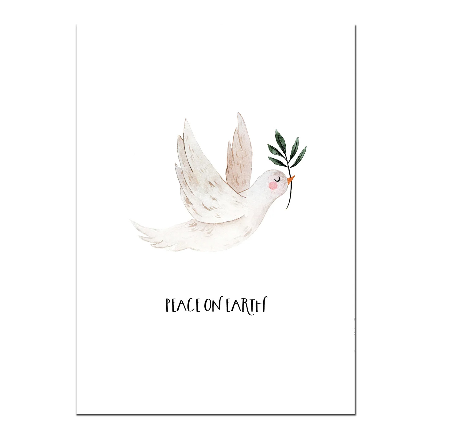 Leo la Douce Postkarte – Peace on earth, Frieden