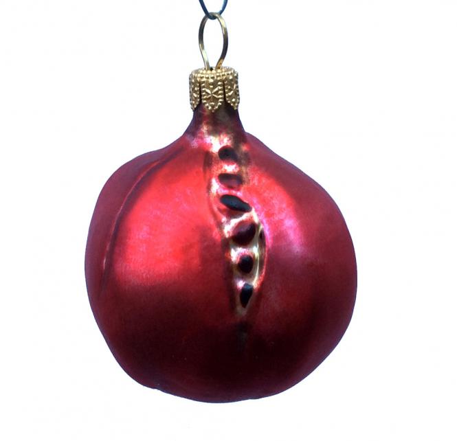 Christbaumkugel Granatapfel rot (Obst & Gemüse)