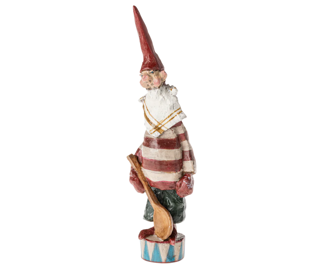 Maileg Noilly Noël, No. 4 , Weihnachtswichtel mit Löffel und Lätzle , Wichtel, ca.16,5 cm