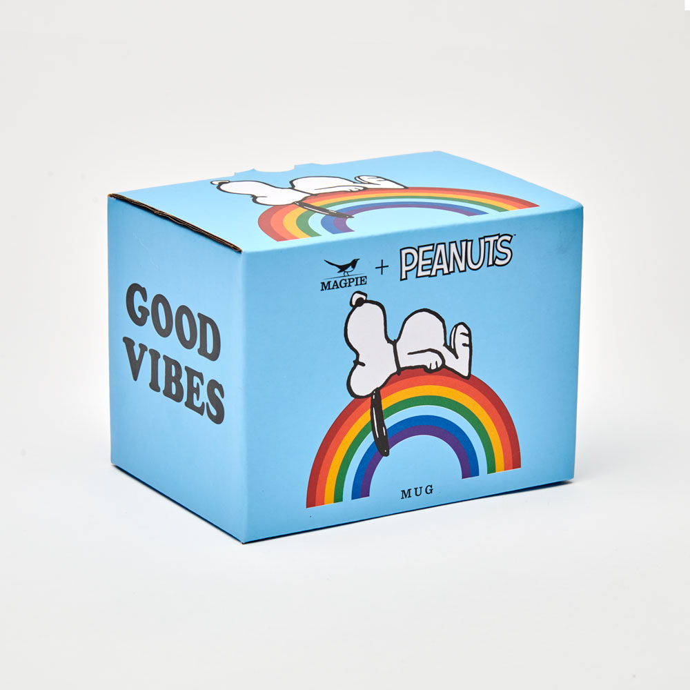 The Peanuts Becher GOOD VIBES, Snoopy  Tasse, ca. 330 ml   