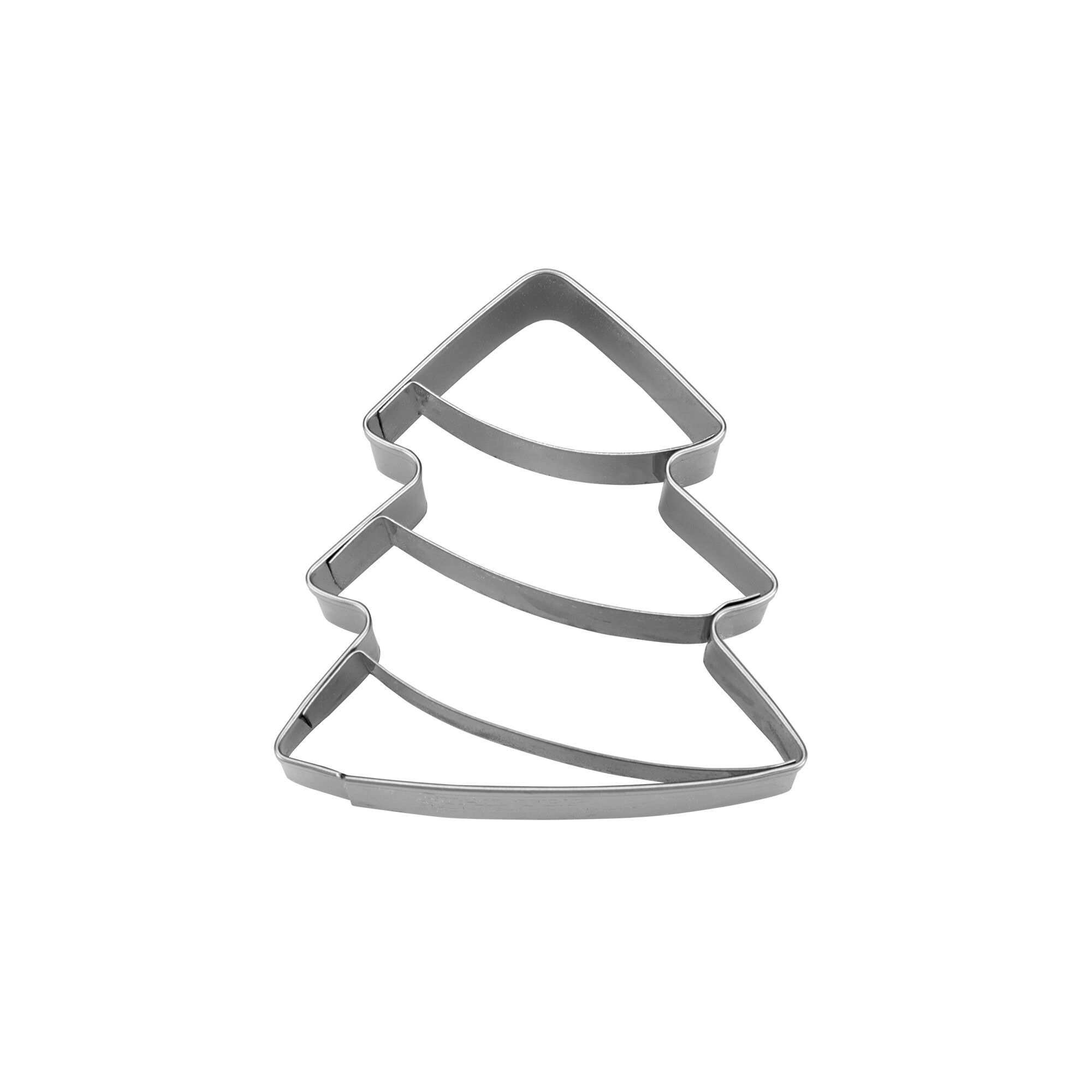 Ausstecherle Tannenbaum Edelstahl 7 cm  von Städter, Präge-Ausstecher, Plätzchen Backen