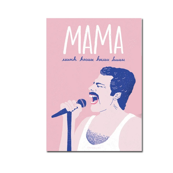 Typealive Postkarte "Mama" Freddy, Muttertag, Typealive 