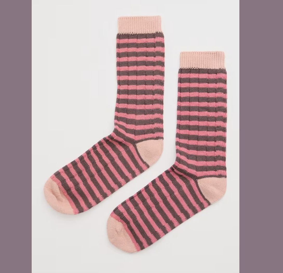 SEASALT CORNWALL Bloomin Good Socks IIDolma Pink Grass, Stricksocken, ONE SIZE ca. 38-40 