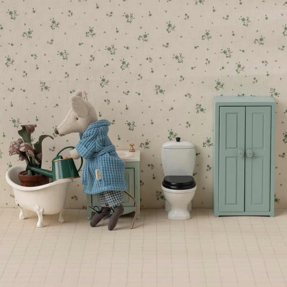 Maileg Gießkanne dunkelgrün für Mäuse, ca. 4 x 7 cm  