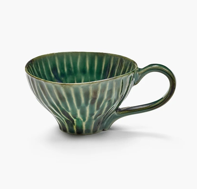  Verde Lanza Cappuccino Tasse grün von Pascale Naessens