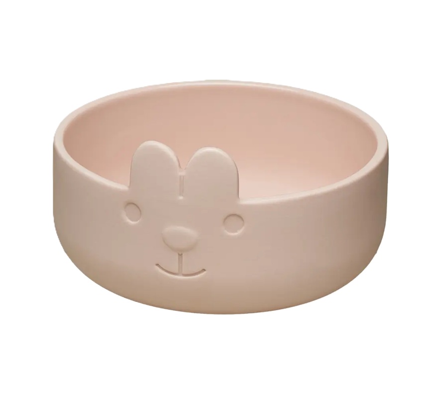 GOOD MOOD kids bowl - rosy rabbit, Porzellan, Schale, D. ca. 13 cm