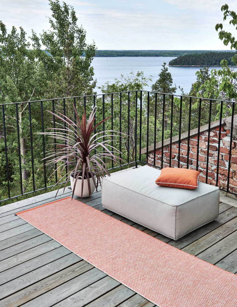 pappelina Teppich EFFI ORANGE  , ca. 70 x 200 cm