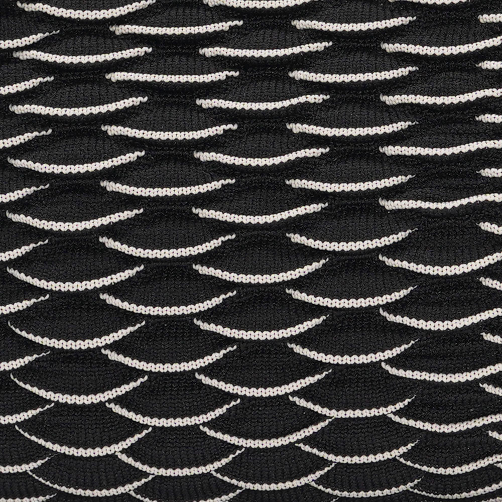 LOT83 Tasche Emma 95, Waben Schwarz-Weiß,  ca.  20 x 27 cm