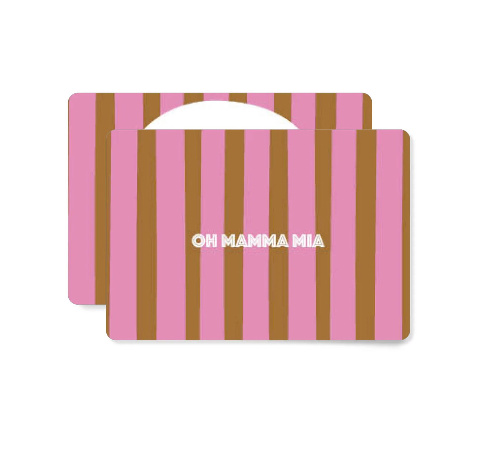 MIAO Minikarte OH MAMMA MIA, 85 x 55 mm