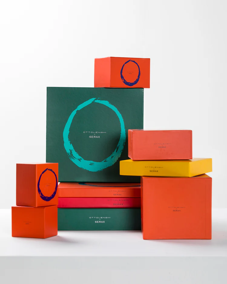 Ottolenghi Dessertteller azurblau - grüne Artischocke Feast, D. 16 cm 