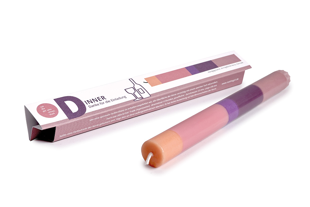 KERZE DINNER von not the girl who misses much , Stabkerze 