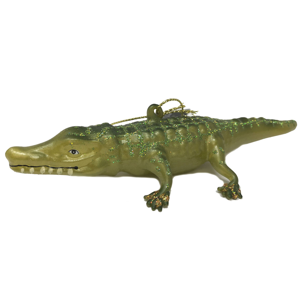 Weihnachtskugel Krokodil