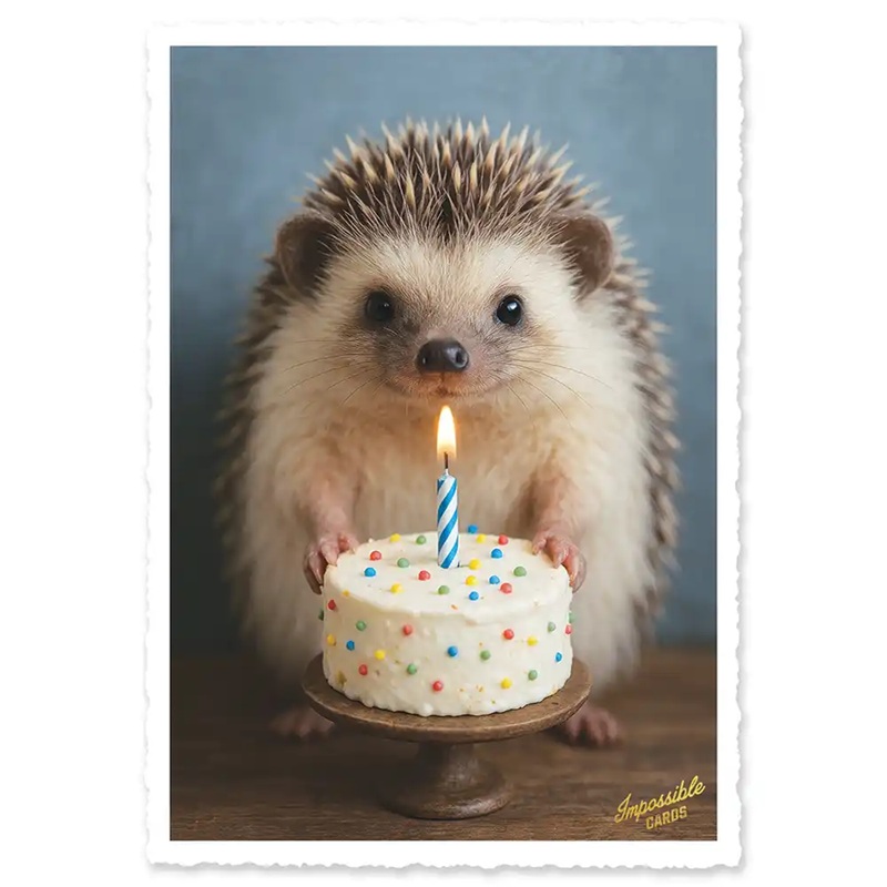 Impossible Card Postkarte *Igel