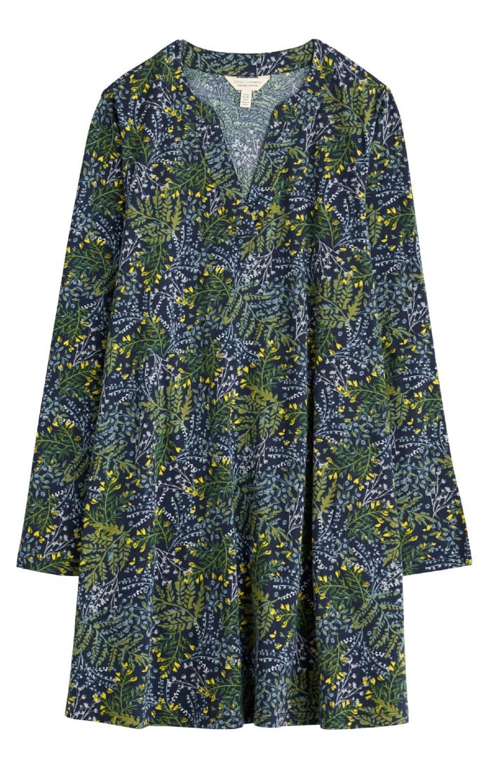 % SEASALT CORNWALL Tunika Wreathe Tunic-Pressed Fern Maritime