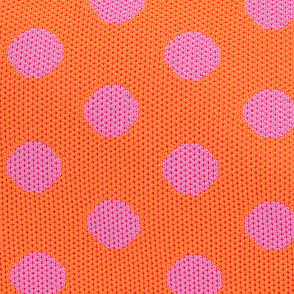 LOT83 Tasche Emma 111, Punkte Orange-Pink,  ca.  20 x 27 cm