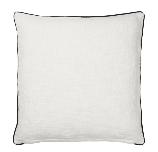 Kissenbezug MAJA, ca. 50 x 50 cm,  Weiß, von Broste Copenhagen, OEKO-TEX®    