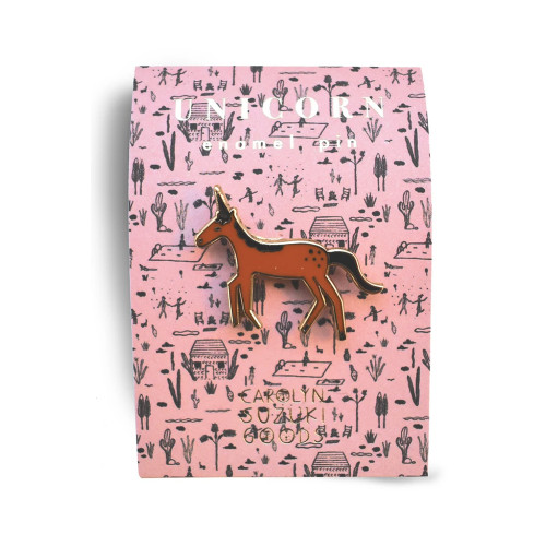 Pin Einhorn,  Emaille Anstecker - Carolyn Suzuki