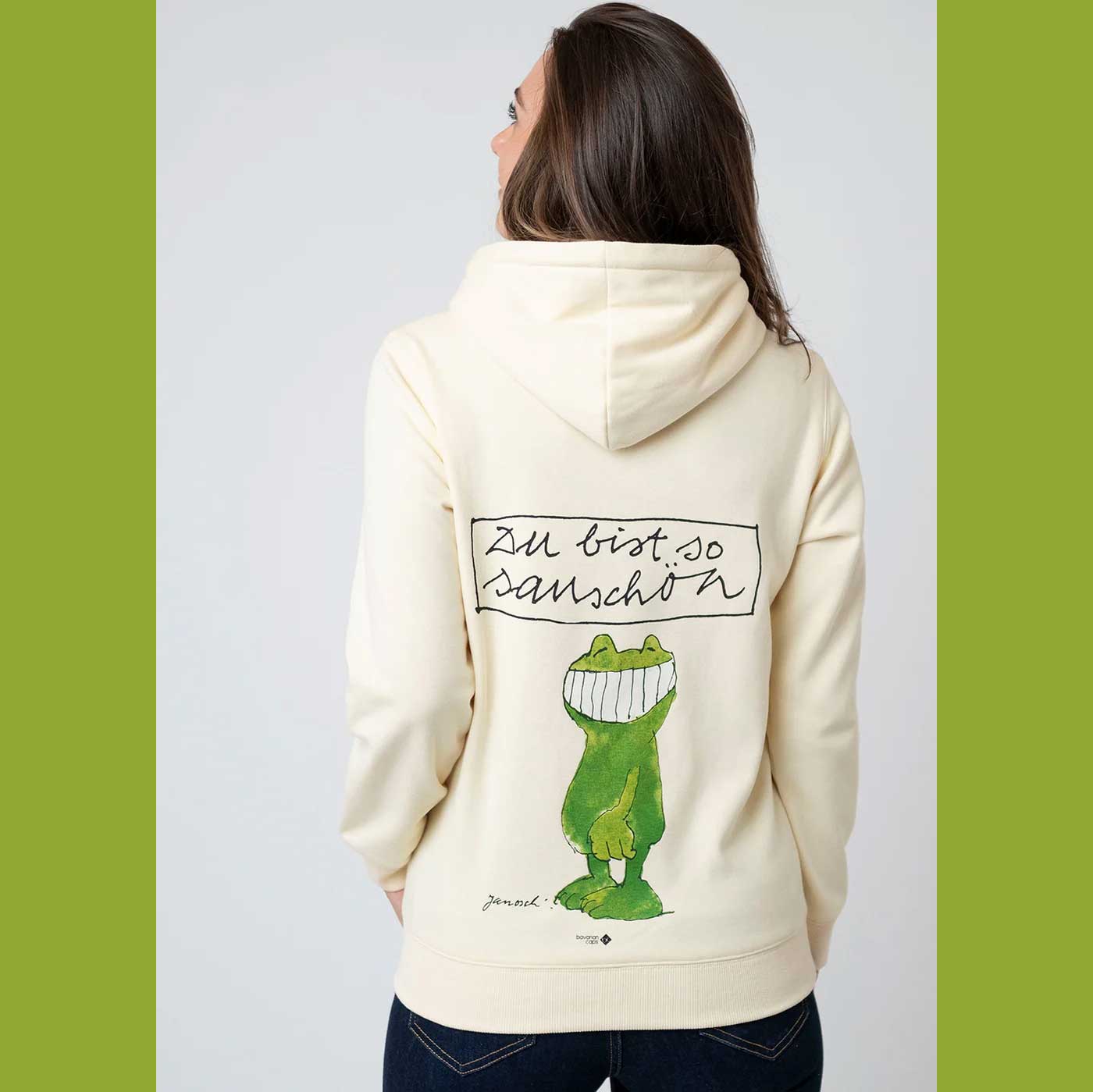 Janosch Hoodie "Sauschön" - natur