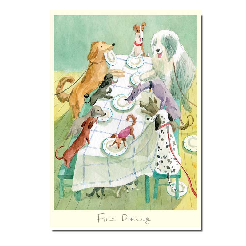  Two Bad Mice Doppelkarte "Fine Dining"  von Anna Shuttlewood  